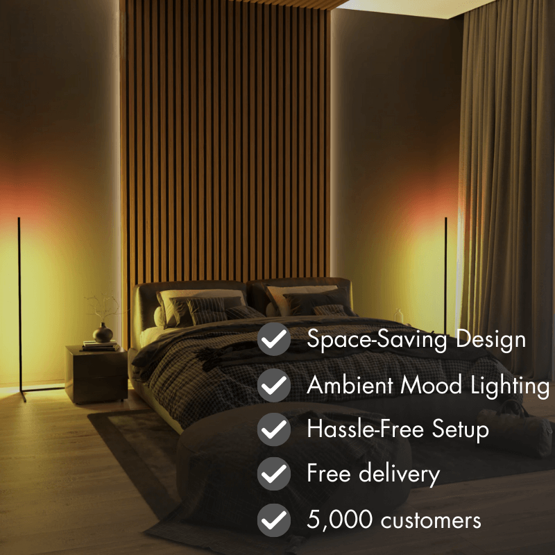 AuraLume™ Minimal Styled Floor Lamp